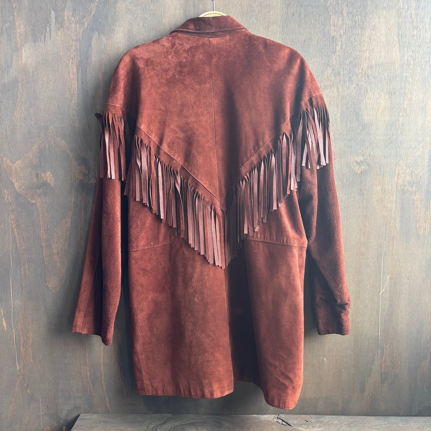 Vintage Pam Pam Fringed Leather Jacket