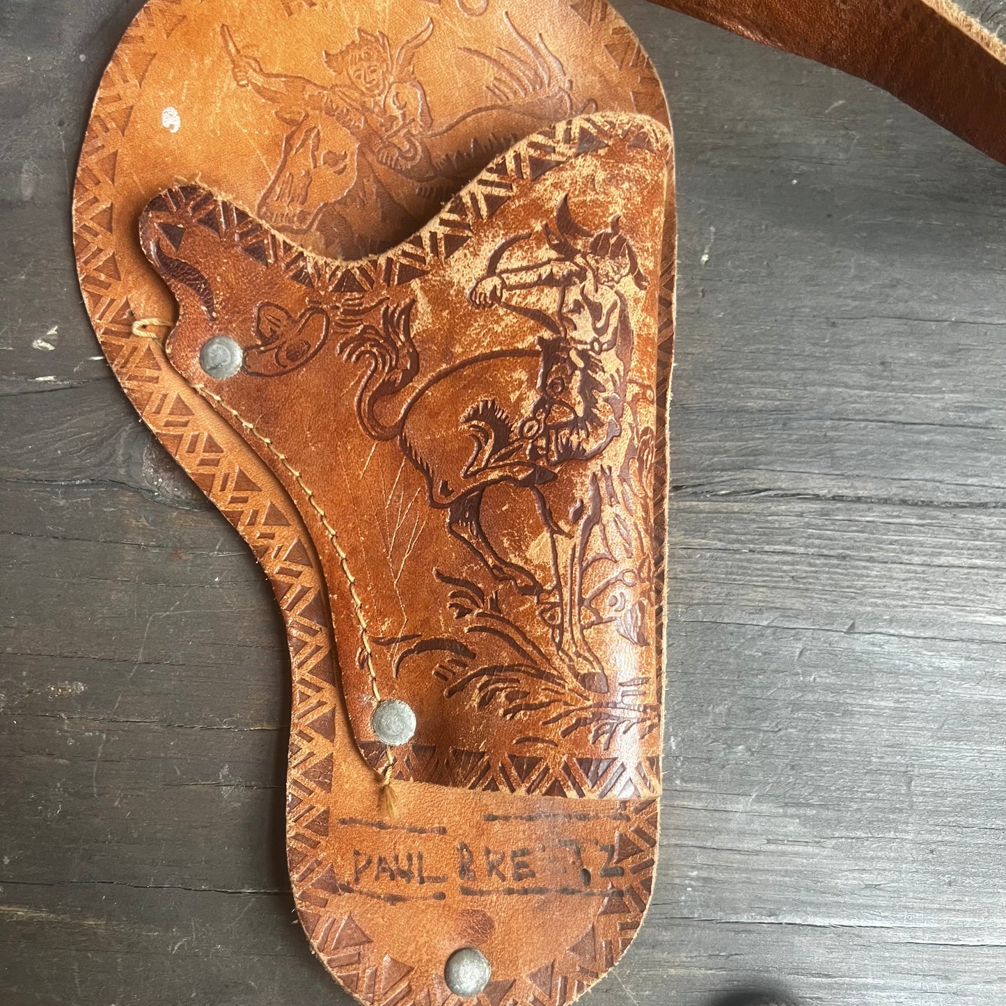 Rodeo Leather Toy Holster