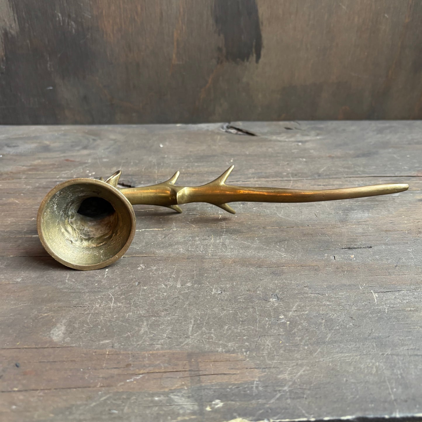 Brass Elk Candle Snuffer