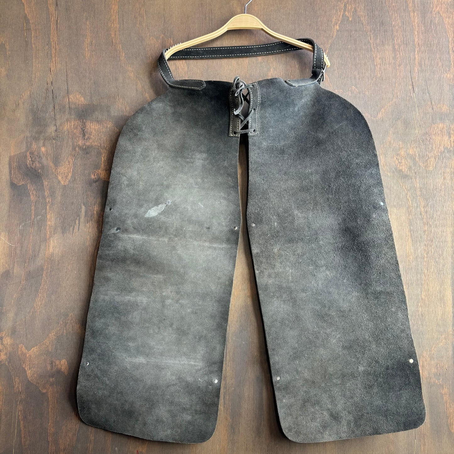 Grey Suede Chaps