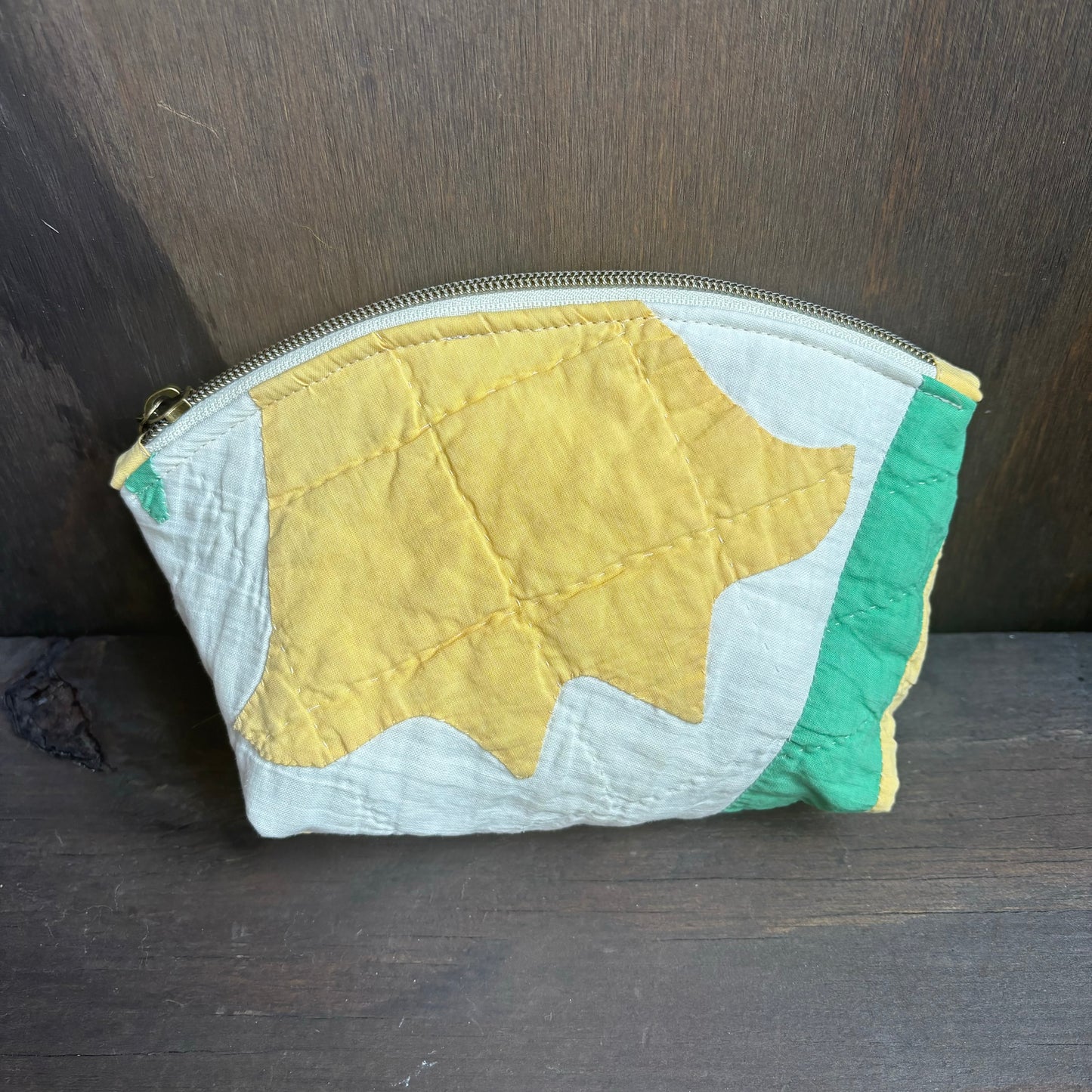 Vintage Quilt Small Toiletries Bag