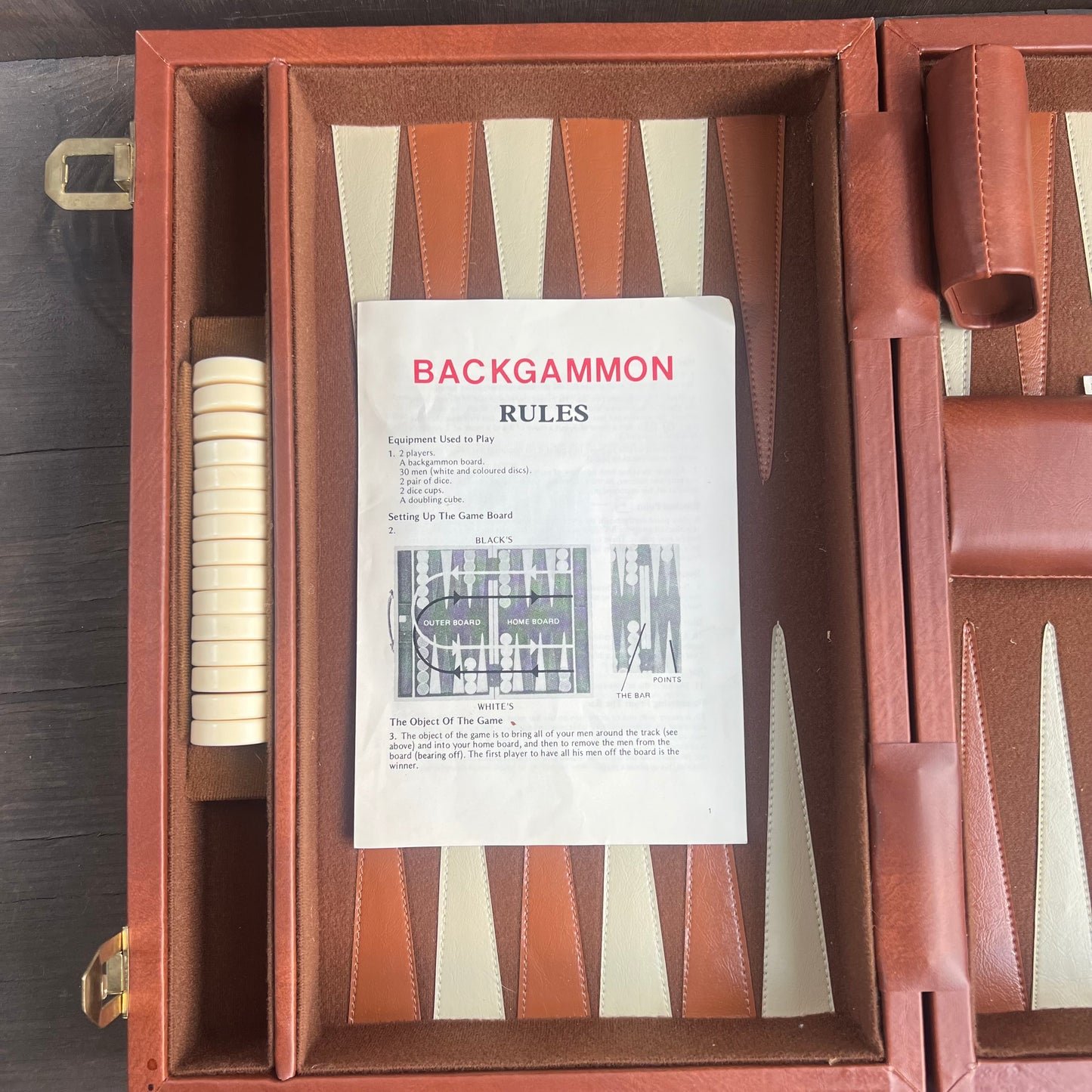 Backgammon Game Kit