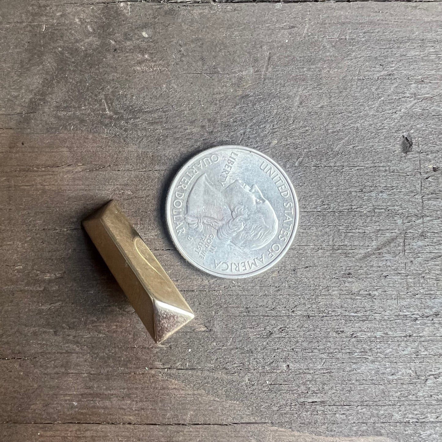 Gold Colored Raised Hat Clip