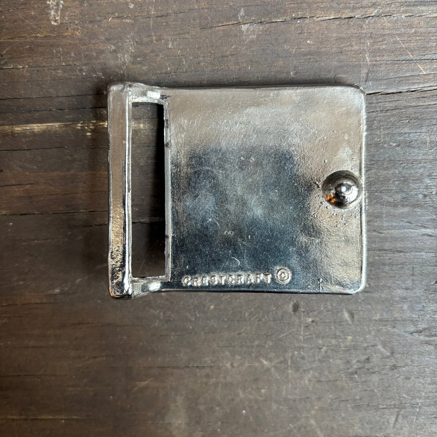 US Marine Corps Silver Belt Buckle