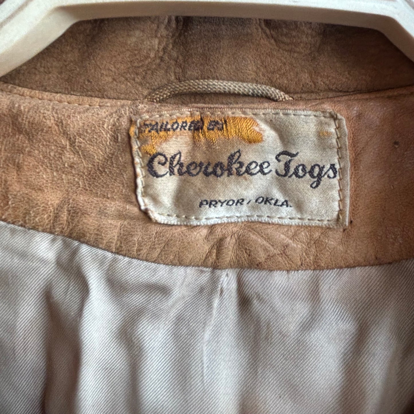 Vintage Cherokee Togs Suede Fringe Jacket