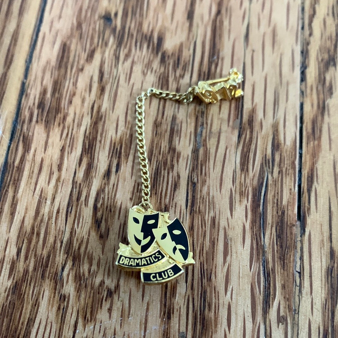 1972 Gold Plated Dramatics Club Pin