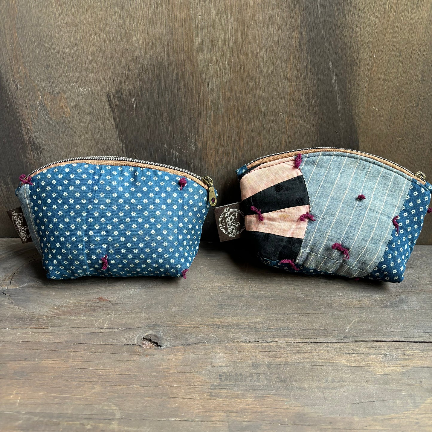 Vintage Quilt Small Toiletries Bag