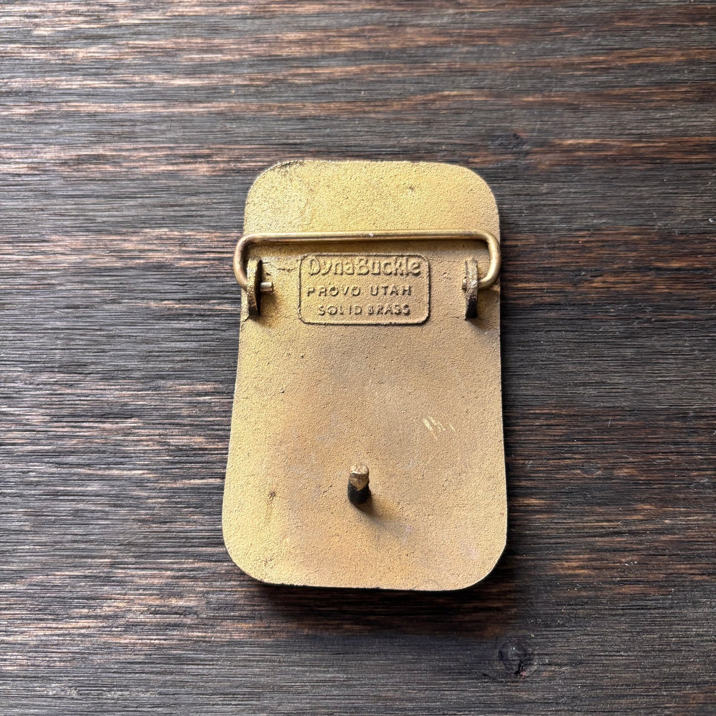 Vintage PSCIPCO Brass Belt Buckle