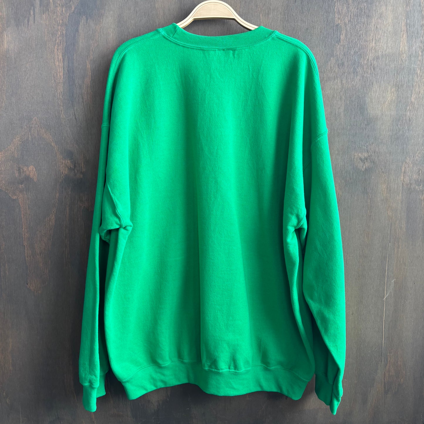 Custom Green "Not Yes, Hell Yes" Sweatshirt