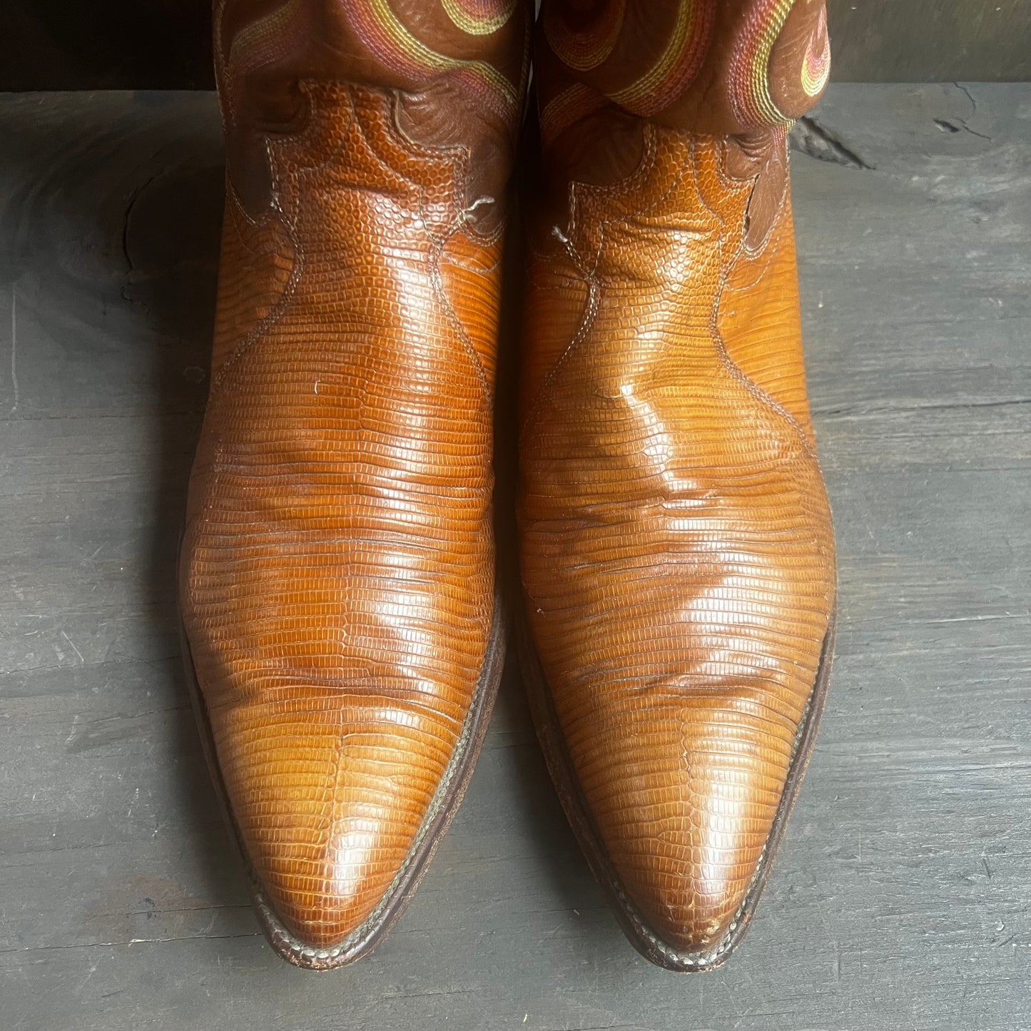 Justin Leather and Reptile Boots