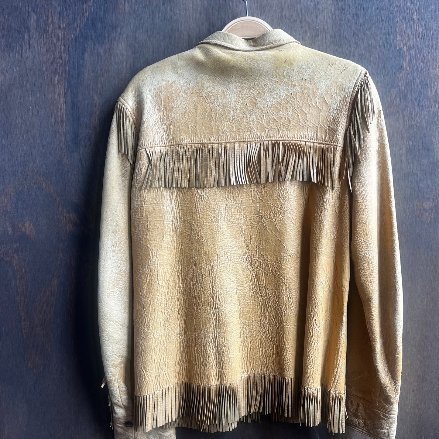 W.B Places & Co. Leather Fringe Jacket