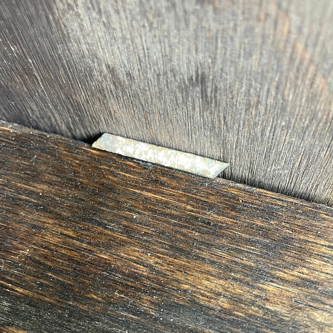 Vintage Mother of Pearl and Sterling Silver Pin