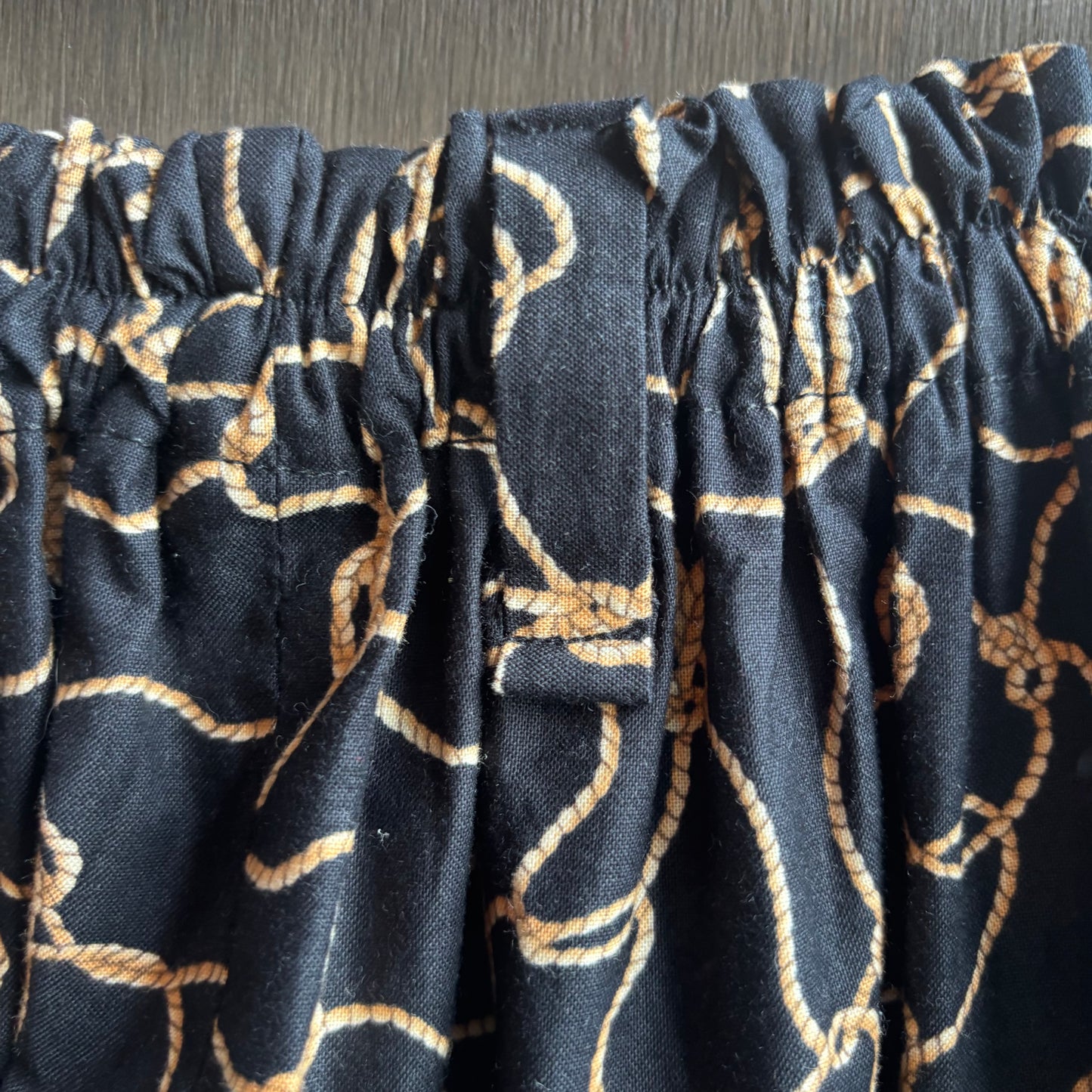 Custom Made Black Rope Skirt