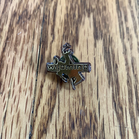 Wyoming Bronco Pin