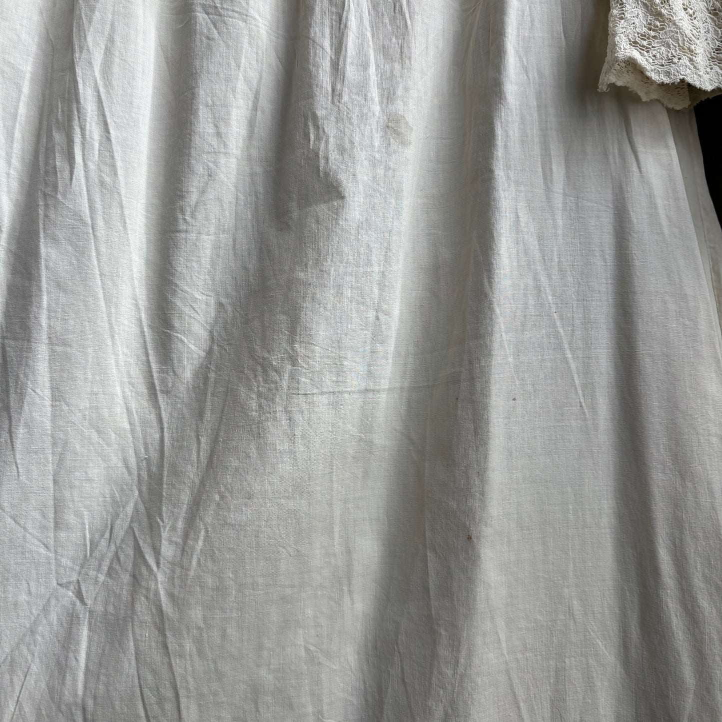 Vintage Cream Lace Gown