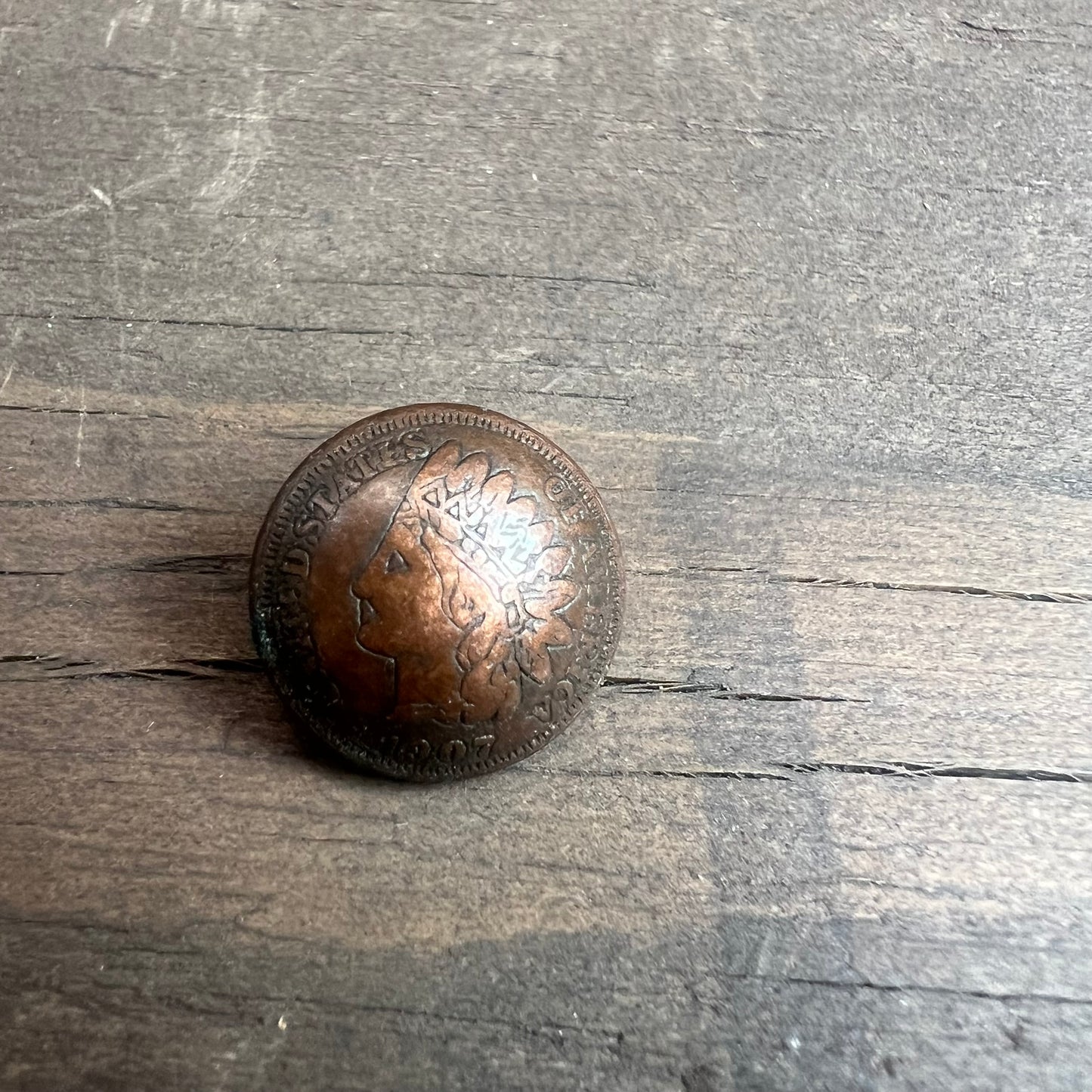 USA 1907 Penny Buttons