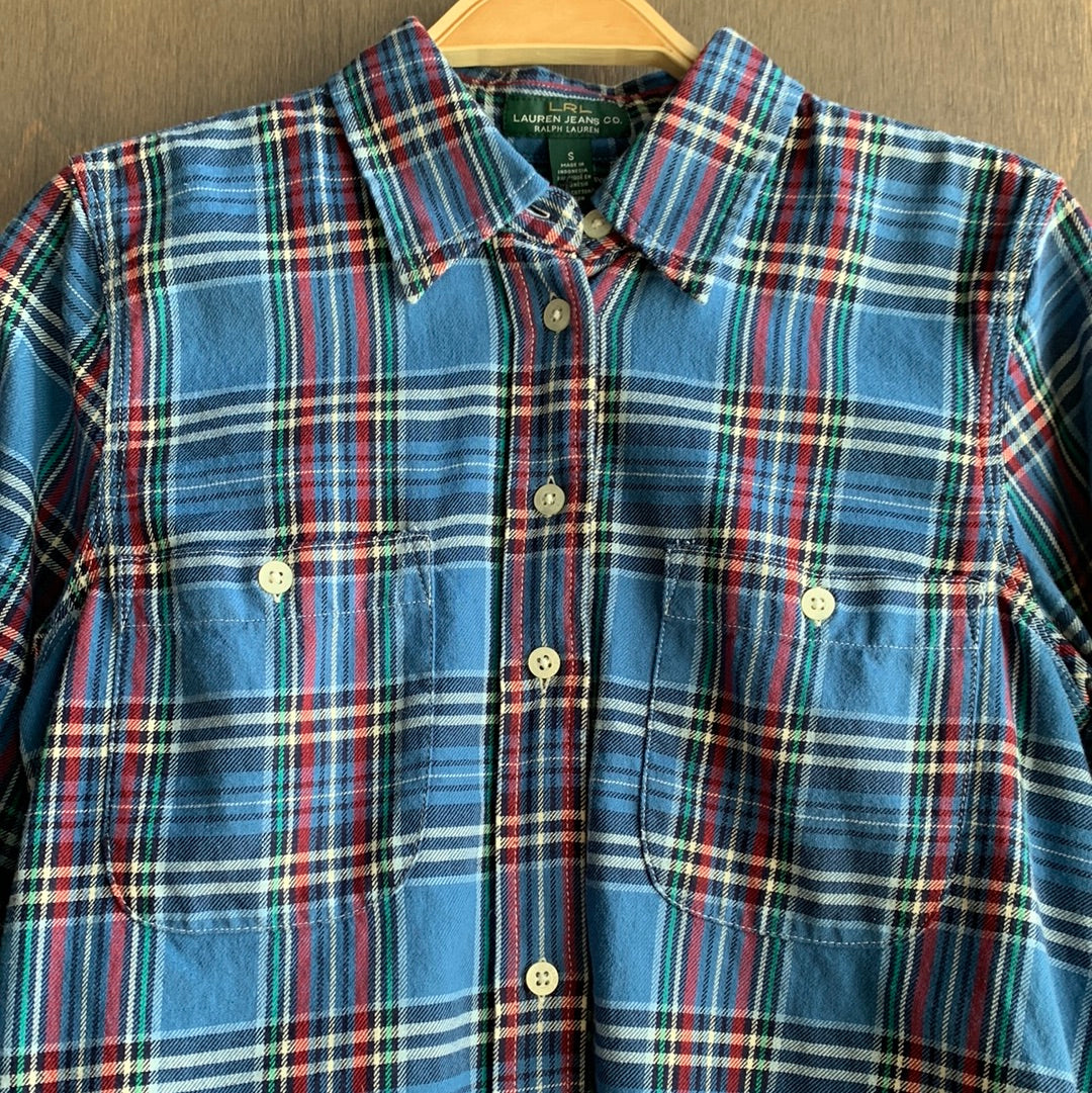 Ralph Lauren Polo plaid flannel button up
