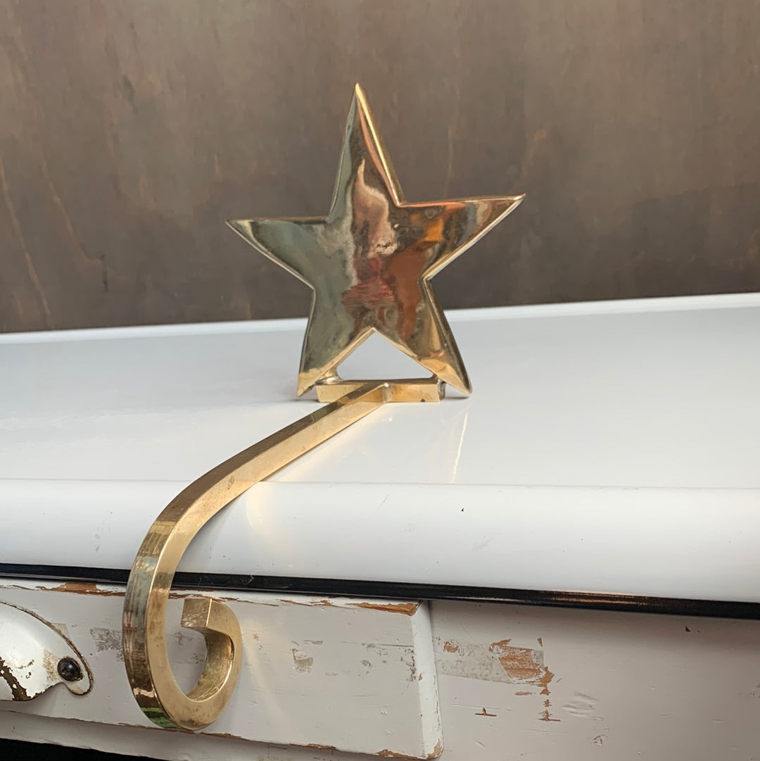 Vintage star stocking hook