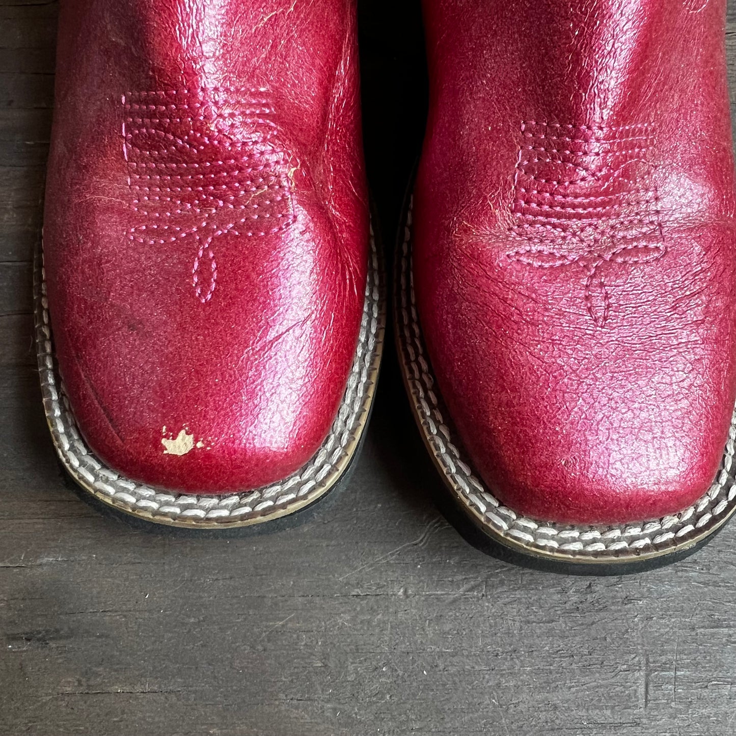Roper Pink Butterfly Kids Boots