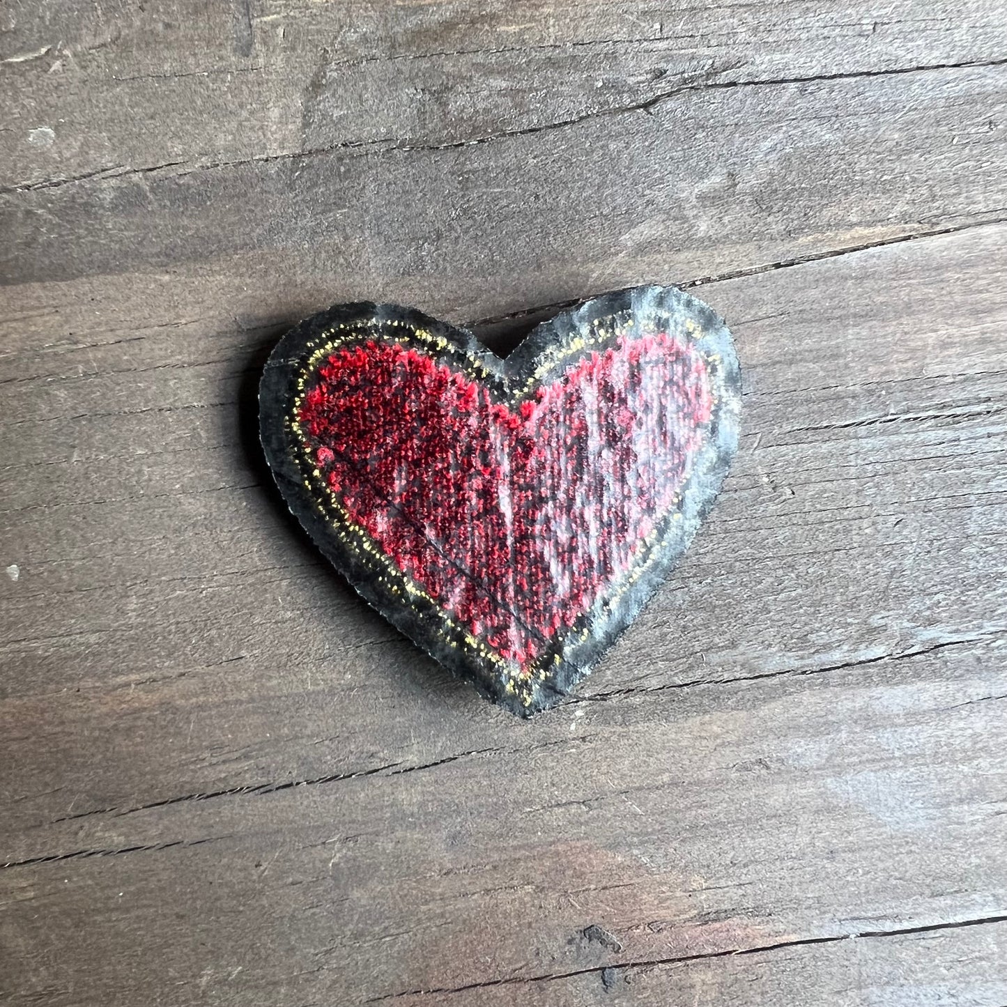 Small Vintage Heart Patch