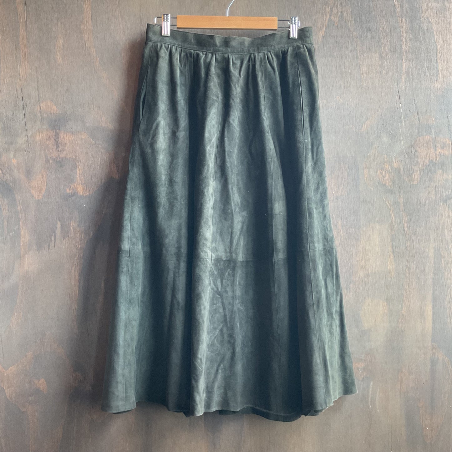 Feiner Dark Green Maxi Skirt