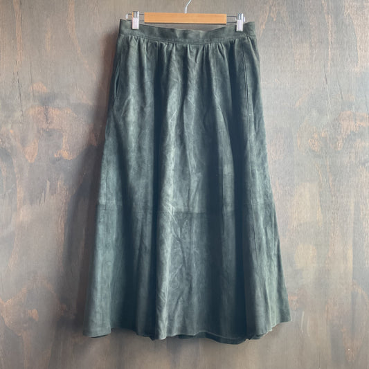 Feiner Dark Green Maxi Skirt