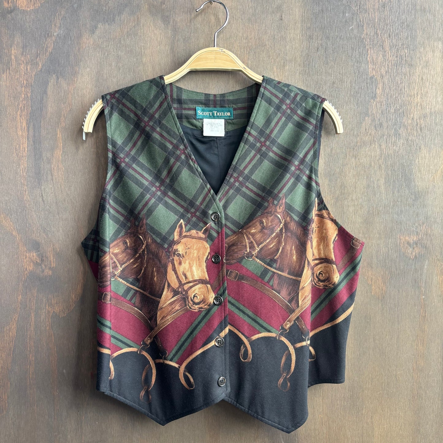Vintage Equestrian Vest