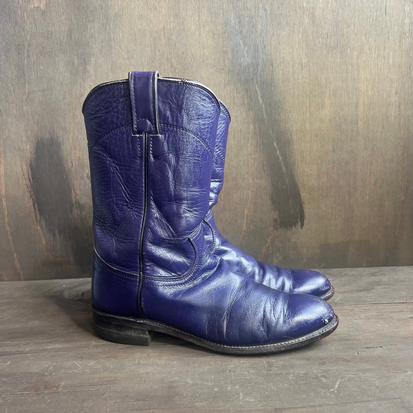 Purple Justin Roper Boots