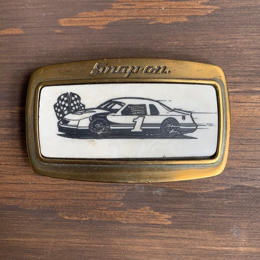 Snap-On Race Car Belt Buckle