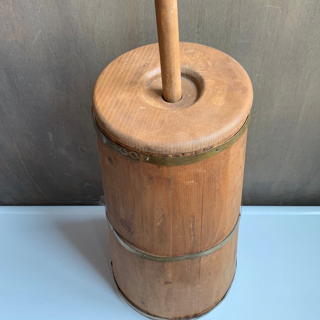 Antique Wooden Butter Churner