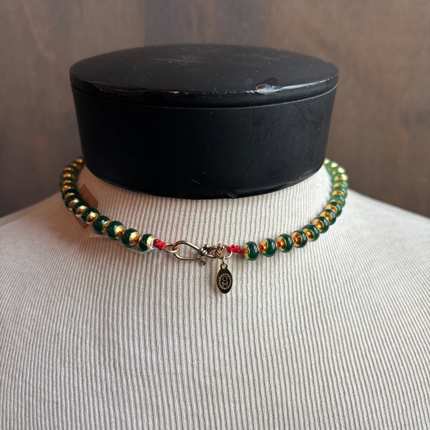 Ostrich Moon Star of David Charm Necklace