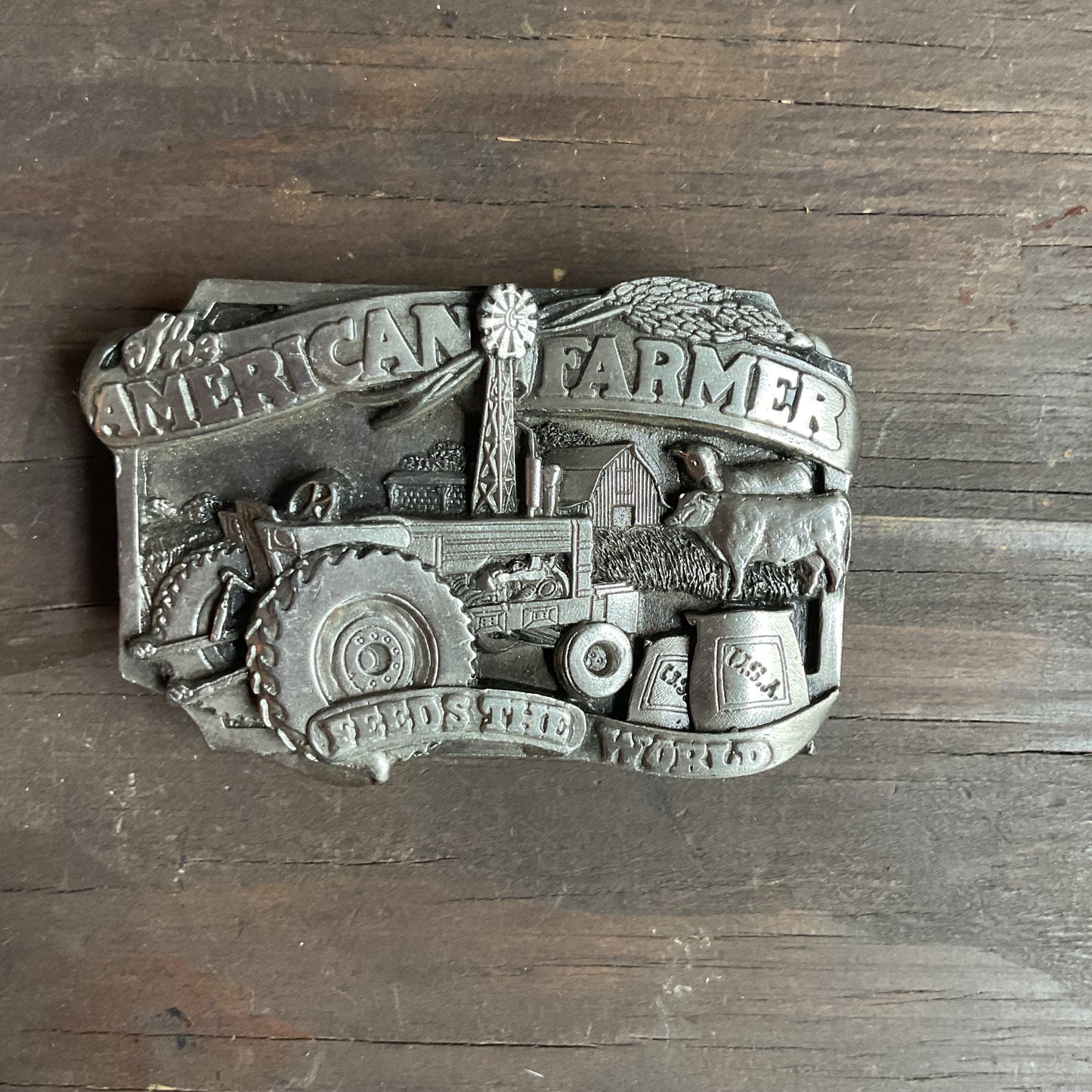American Farmer Belt Buckle