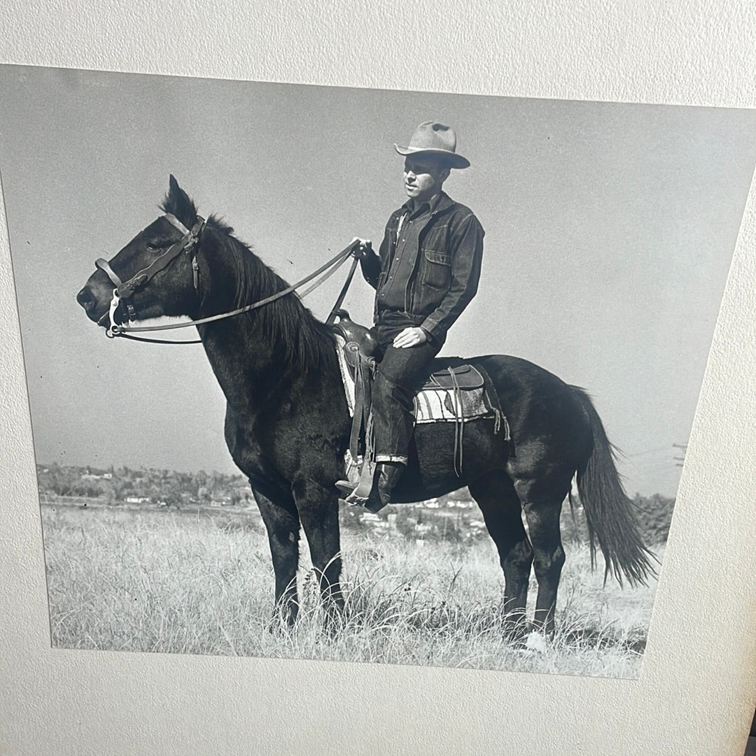 Vintage Cowboy Art Print