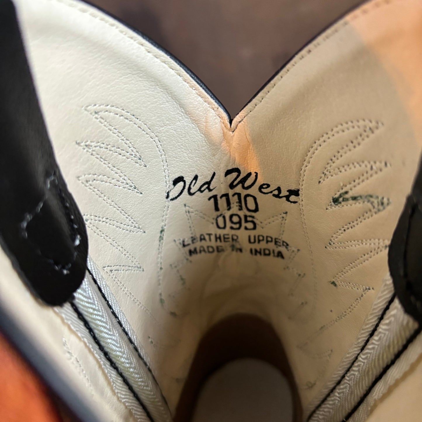 Old West Black Kids Boots