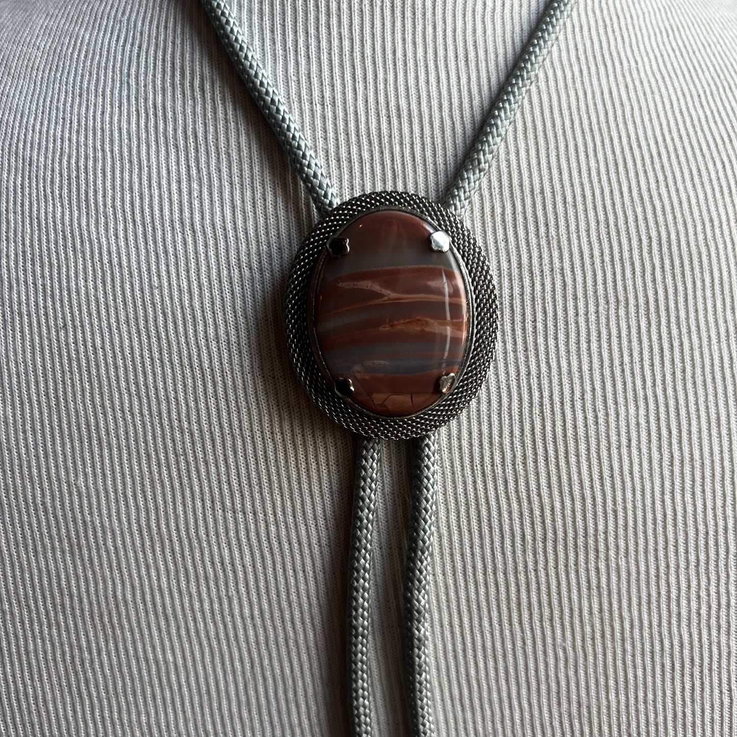 Agate Bolo Tie