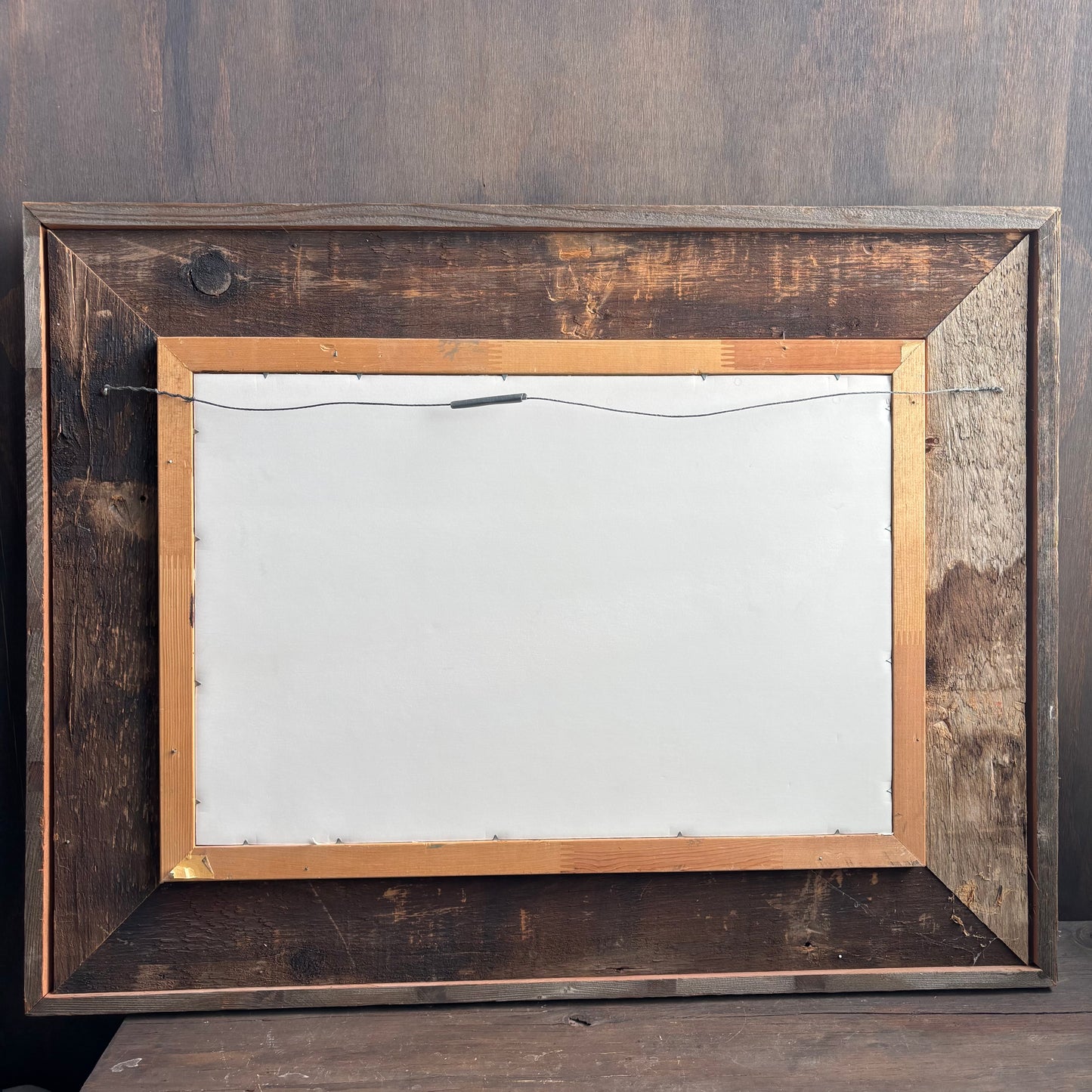 Large Western Scene Framed Art