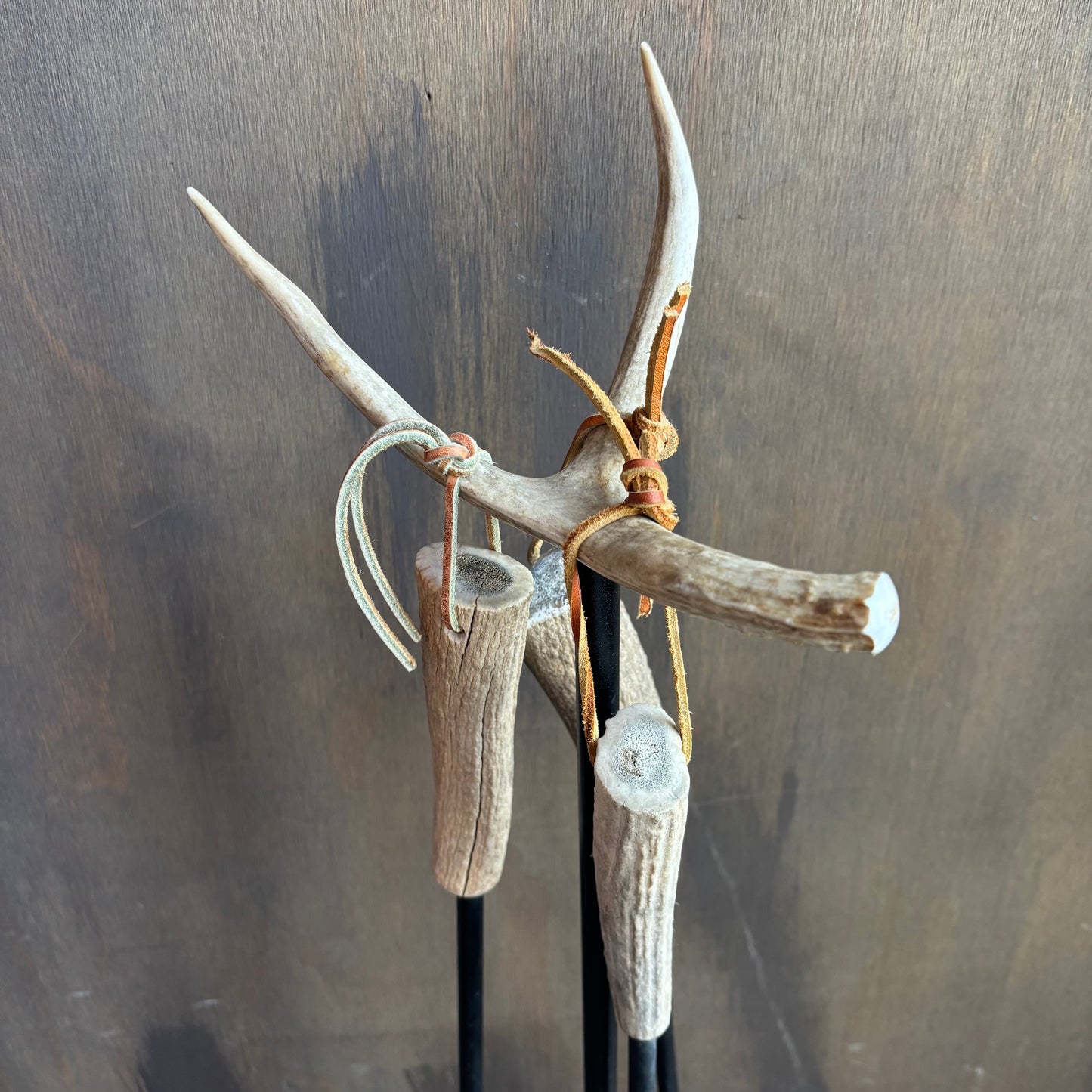 Antler Fireplace Set