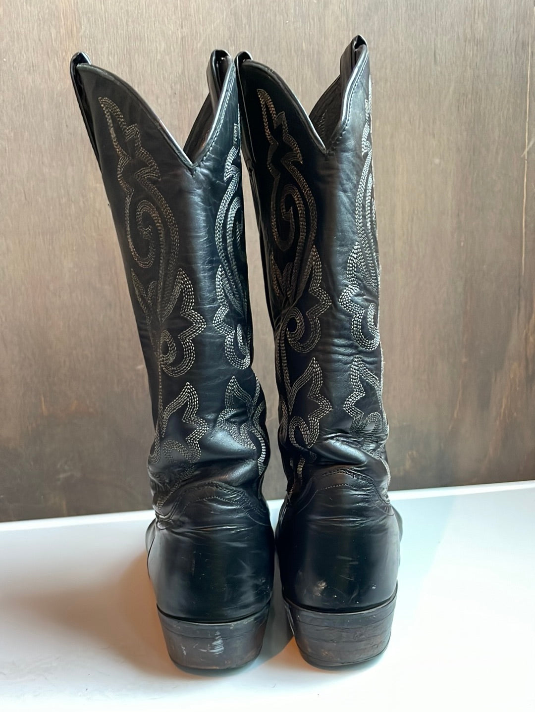 Vintage Justin Black Western Boots