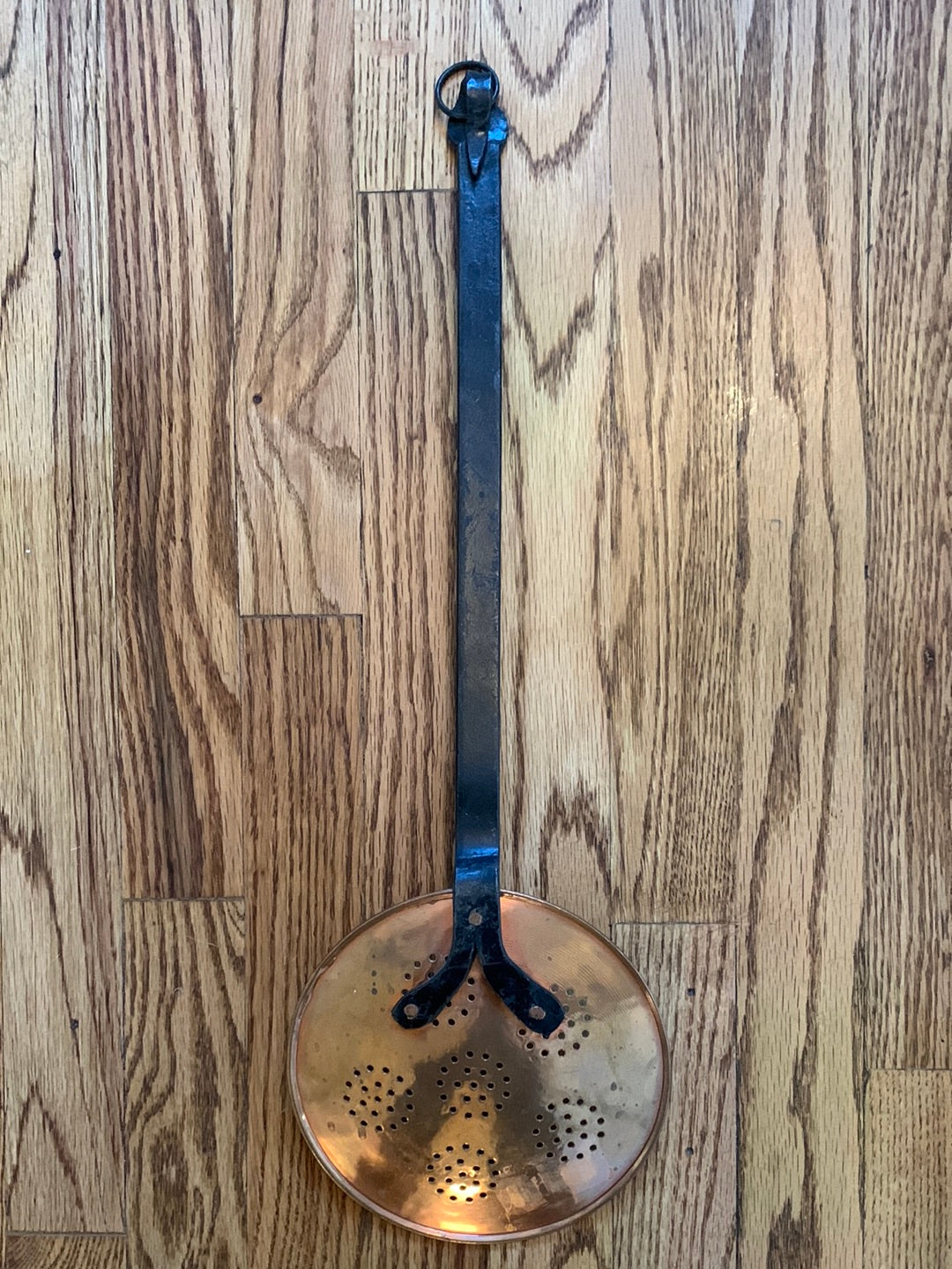 XL metal slotted spoon