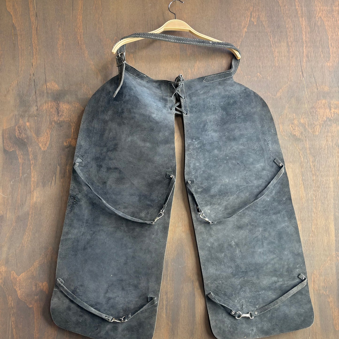 Grey Suede Chaps