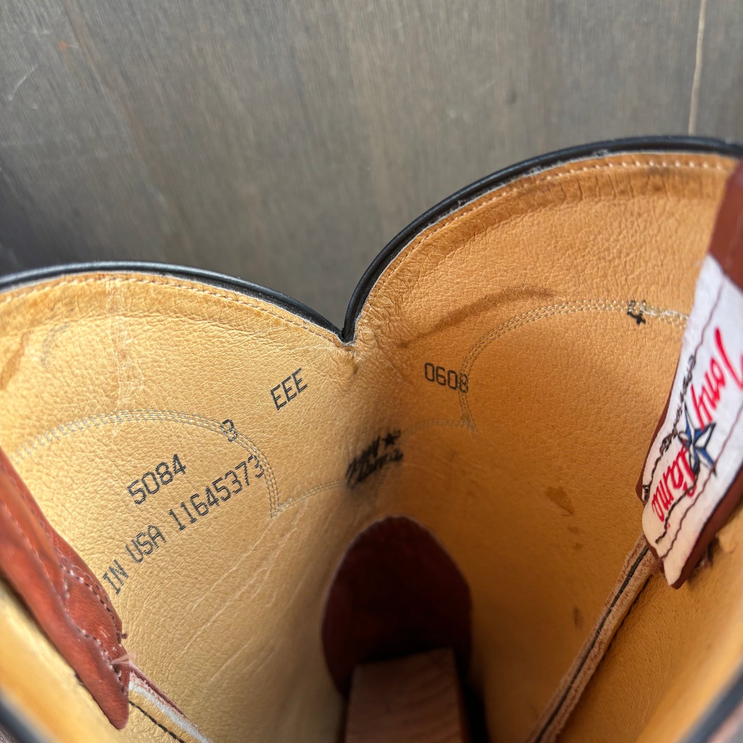 Tony Lama Brown Leather Boot