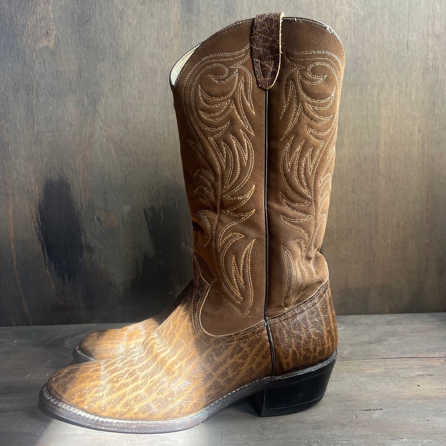Custom Made Faux Water Buffalo Boots