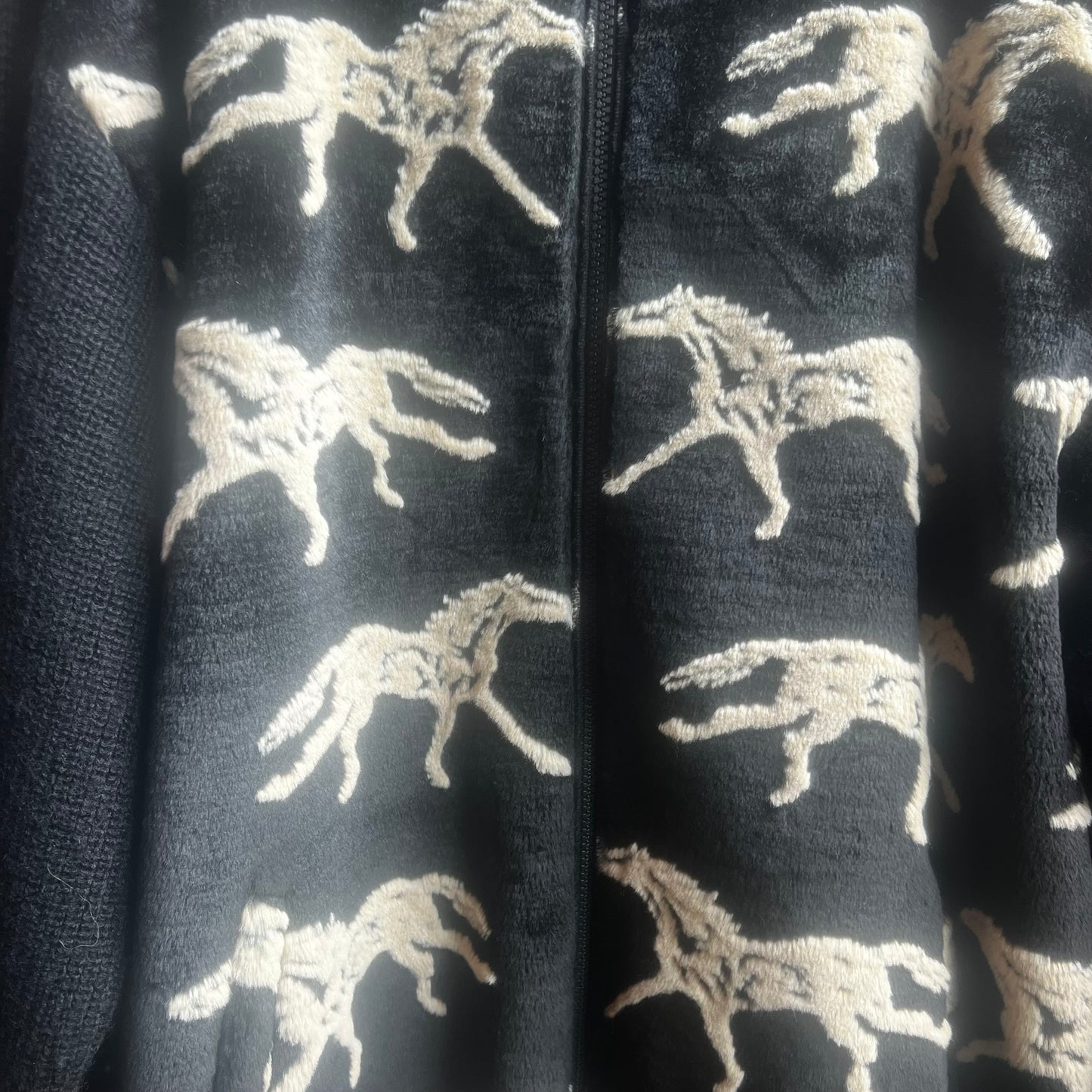 Black Horse Zip Up