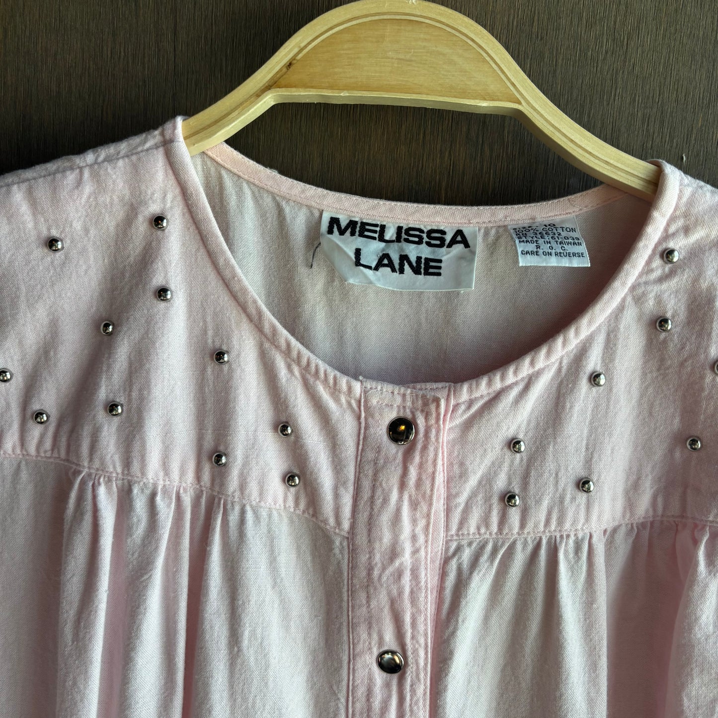 Melissa Lane Pink Studded Dress