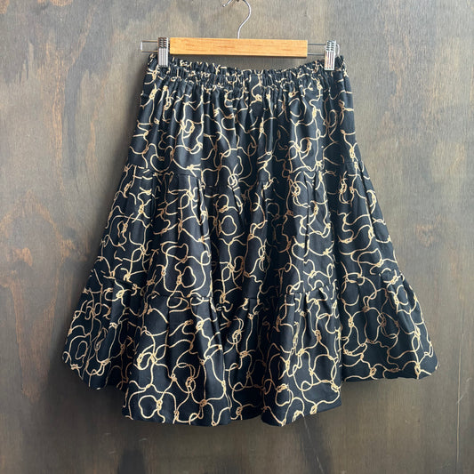 Custom Made Black Rope Skirt