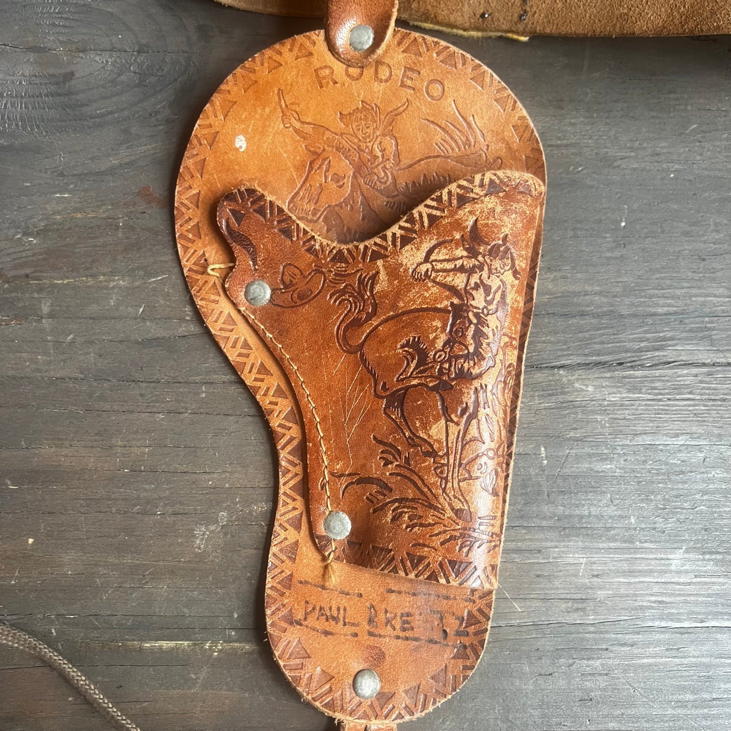 Rodeo Leather Toy Holster