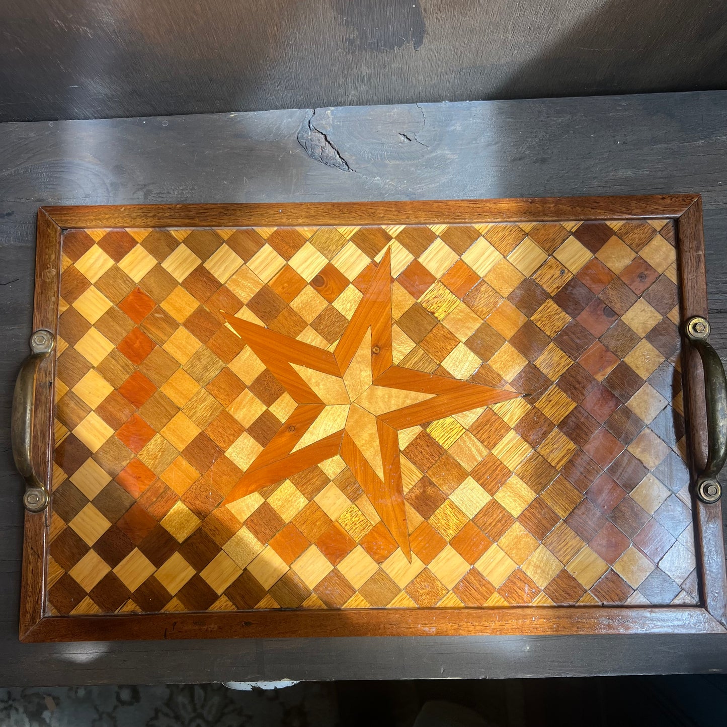 Charles Holt Handcrafted Vintage Tray