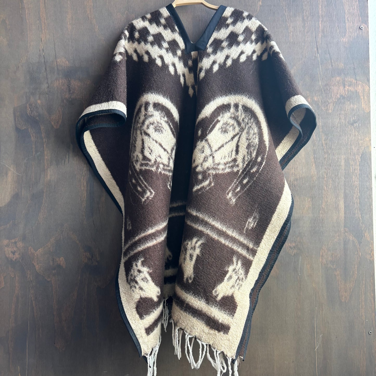 Western Horse Blanket Poncho