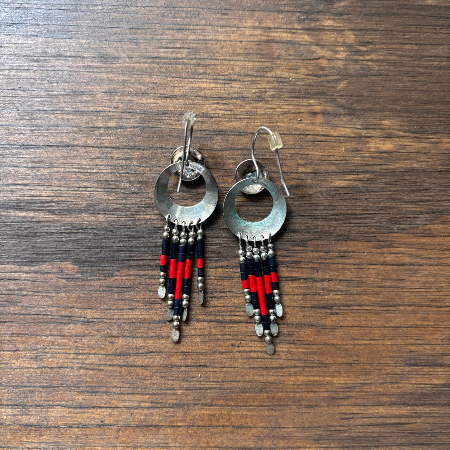 Beaded Dreamcatcher Earrings