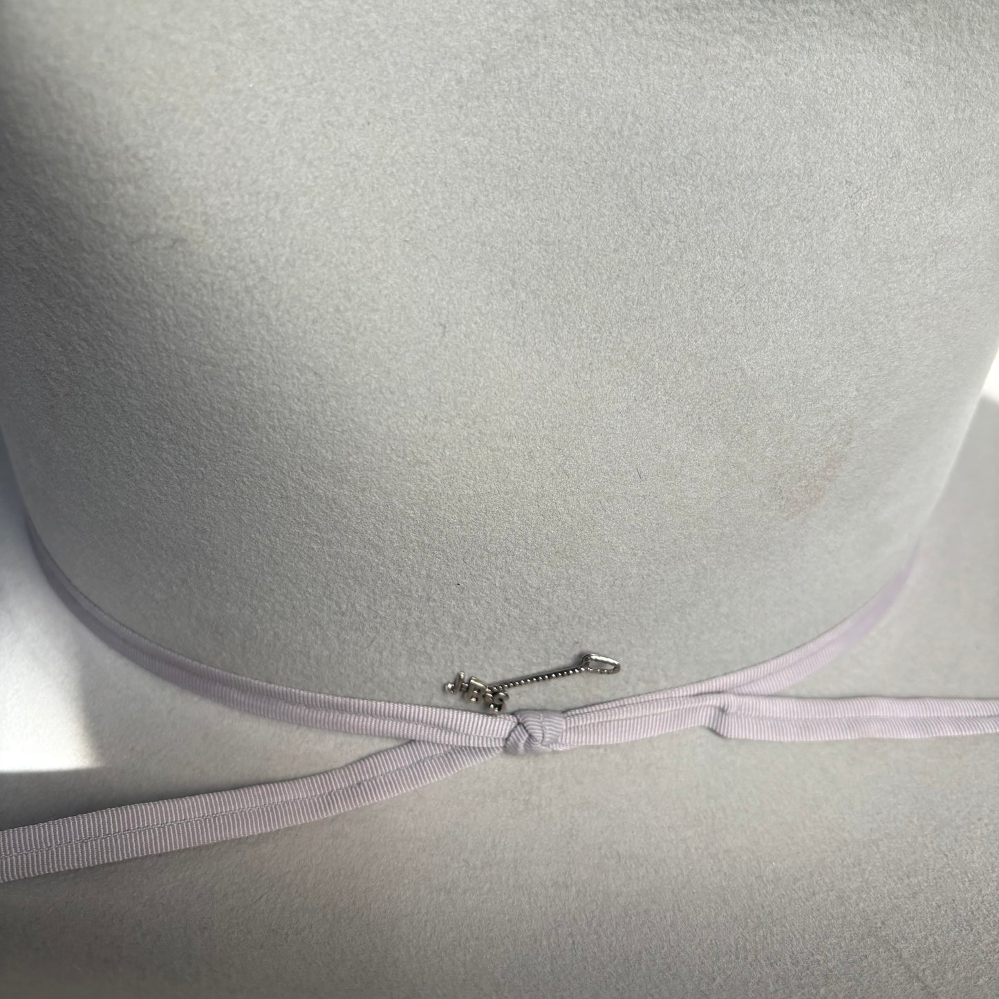 Stetson Light Grey Hat with Ribbon Band